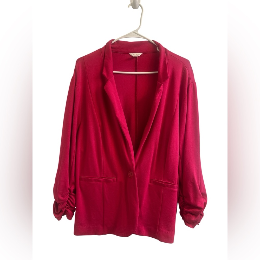 Elegant Hot Pink Women's Blazer Size 16W